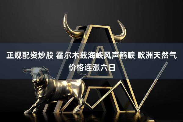 正规配资炒股 霍尔木兹海峡风声鹤唳 欧洲天然气价格连涨六日
