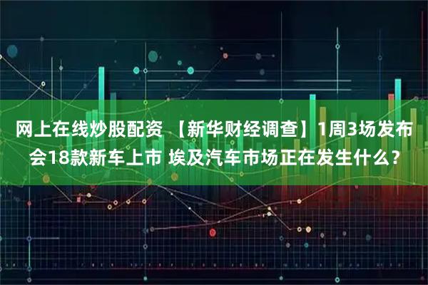 网上在线炒股配资 【新华财经调查】1周3场发布会18款新车上市 埃及汽车市场正在发生什么？